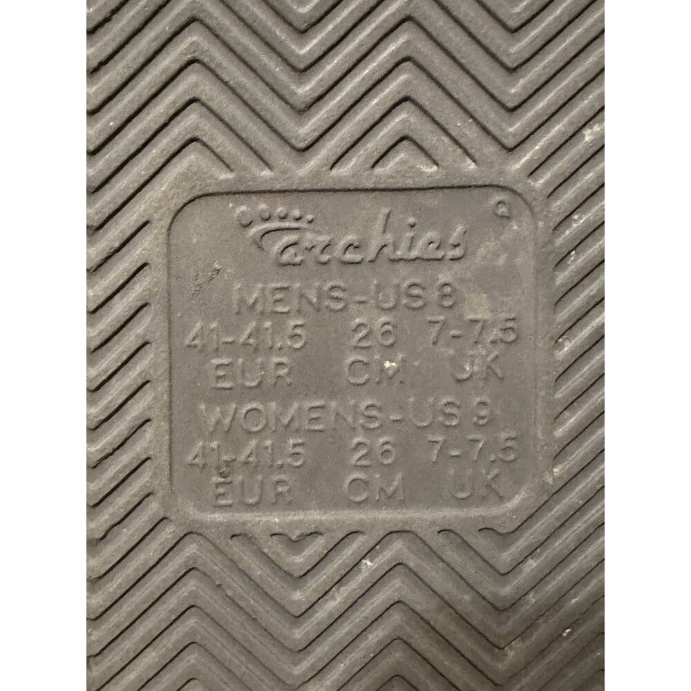 ARCHIES Arch Support Flip Flops Women 9 Men 8 Orthotic Sandals Navy Slip on - Picture 8 of 8